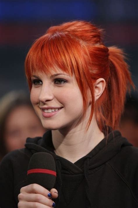 Hayley Williams Ponytail Haircut Hairstyles With Bangs Long Hair Styles