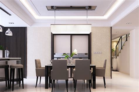 Modern Dining Room 3d Model Max