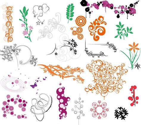 Ornaments Vector Collection Free Vector Graphics All Free Web