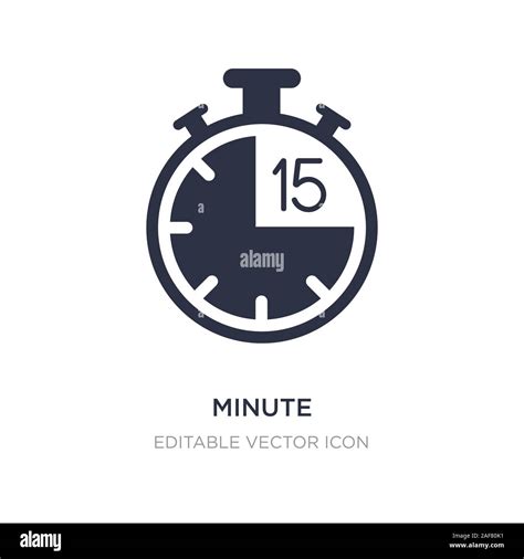 Minute Icon On White Background Simple Element Illustration From Tools