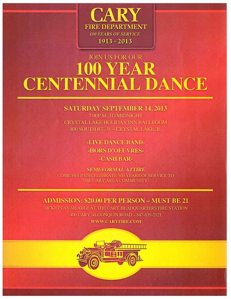 Cary Fpd Centennial Celebration