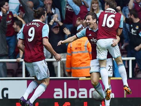 West Ham 2 Tottenham 0 Kevin Nolan Happy With Fantastic Display As Hammers Turnaround