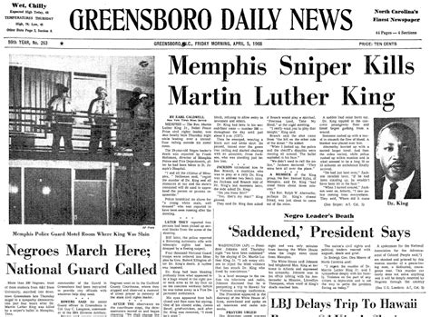 46th Anniversary Of Dr Martin Luther King Jrs Assassination