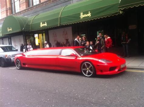 Rent A 7 Passenger Red Ferrari Limo Hire Rent A Limo
