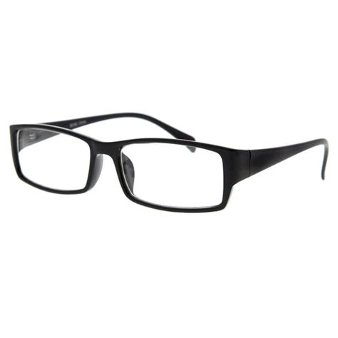 Fake Plastic Rim Clear Lens Plano Reading Glasses For Men And Women