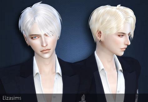 Sims 4 Ccs The Best Male Hair By Elzasims Sims 4 Hair Male Sims