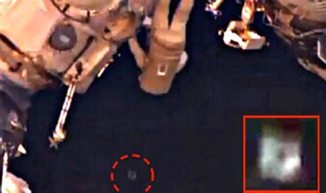 Watch Nasa Space Camera Captures Alien Creature Fly Past Astronaut