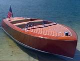 Wood Power Boat