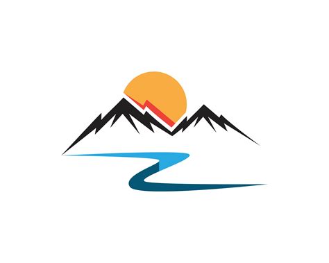 Minimalist Landscape Mountain Logo Design Inspirations 596253 Vector