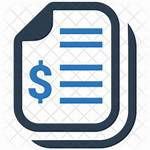 Icon Bill Utility Financial Icons Svg Finance