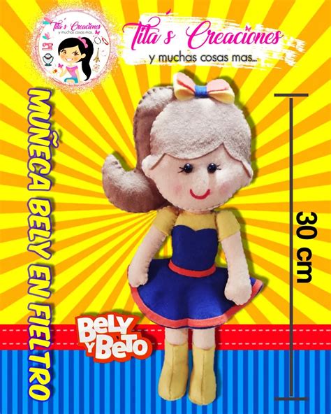 Peluche Bely La Muneca Show Y Beto Fieltro Peluches Mebuscar México