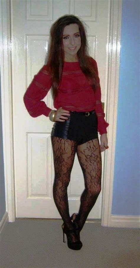 Pin By Ms On Sexy Lace Tights Thigh High Leggings Outfits