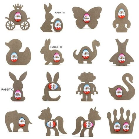 Kinder Egg Holders. Creme Egg Holders. Easter bunny Rabbit shapes and