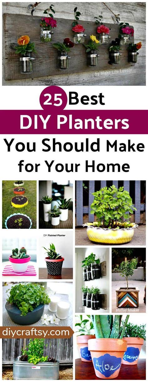 25 Best Diy Planters You Should Make For Your Home Diy Crafts