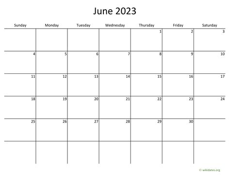 June 2023 Calendar Templates For Word Excel And Pdf Imagesee