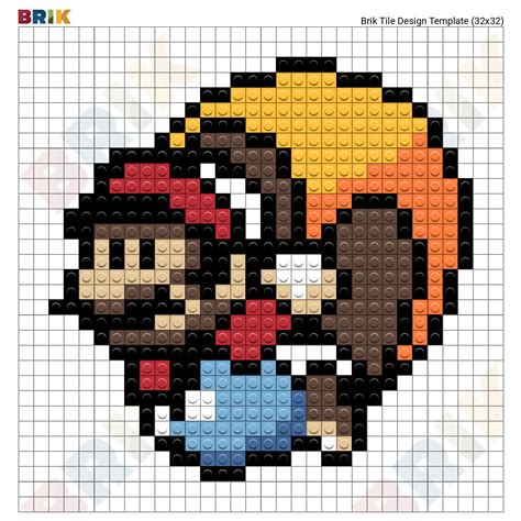 Cute Pixel Art 32x32 Grid Bmp Vip B9a