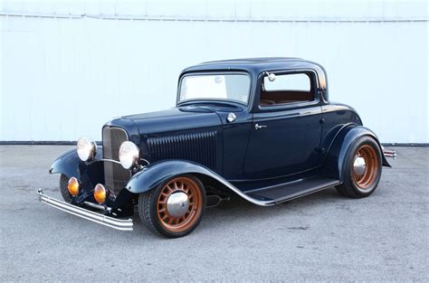 1932 Ford Three Window Coupe Street Rod With A Chevy 41 Off