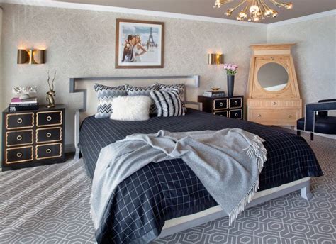 Free shipping on orders over $35. 20 Beautiful Bedroom Designs with Gold and Navy Accents ...