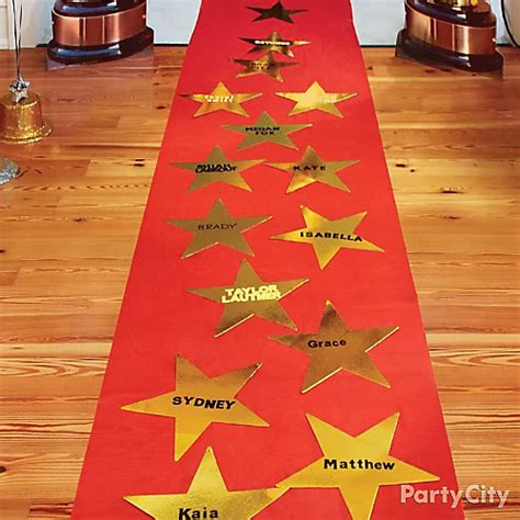 Red Carpet Walk Of Fame Idea Red Carpet Hollywood Party Ideas