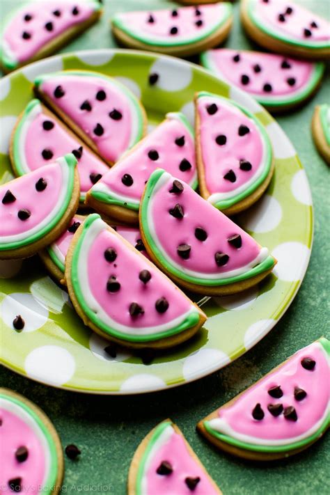 Watermelon Sugar Cookies Sally S Baking Addiction