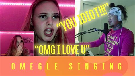 She Was So Mean But Then I Started Singing Omegle Singing Reactions Ep 19 Youtube