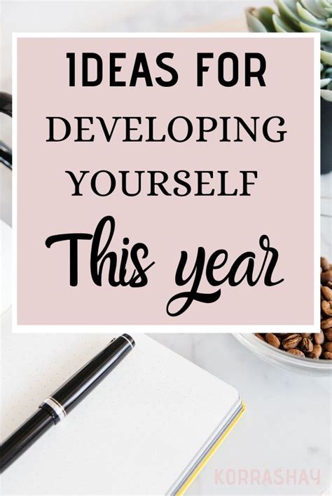 Ideas for developing yourself this year in 2020 | Self ...