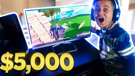 Surprising My Little Brother With An Insane Gaming Setup Epic