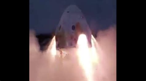watch spacex test fire its crew dragon abort engines in this up close video space