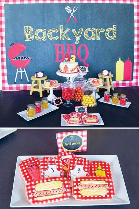 Picnic Style Backyard Bbq Birthday Party Hostess With The Mostess®