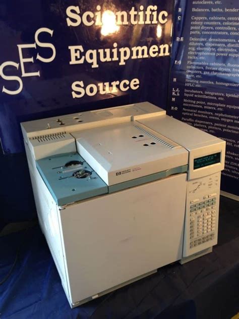 Gas Chromatograph Hewlett Packard 6890 With Single Injector And Single