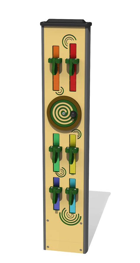 Musical Outdoor Education Post, choice of colors, by Playground Prodigy