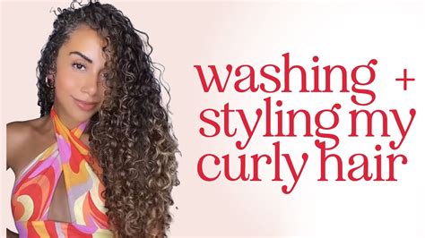 Curly Hair Routine Wash Day Styling Mata Leiataua Youtube