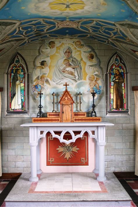 Italian Chapel Altar Orkney Isles Catholic Shrines Church Icon