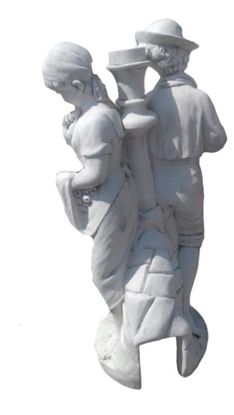Statue De Jardin En Pierre Les Amoureux Le Bon Vivre