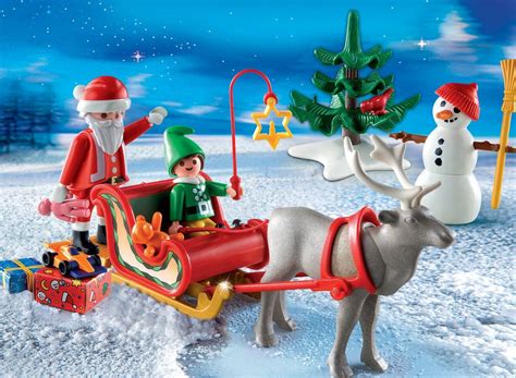 Playmobil Santa With Sleigh And Reindeer Playset Playmobil Toys