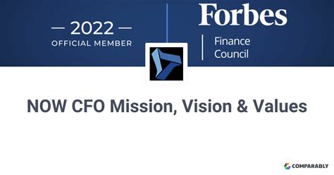 Now Cfo Mission Vision And Values Comparably