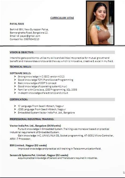 cv template