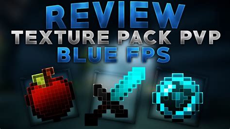 Minecraft Pvp Texture Pack Blue Fps Youtube