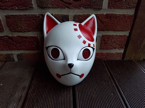 Check spelling or type a new query. Kimetsu no Yaiba Tanjiro's Mask / Kitsune Fox Sun Mask for cosplay or as a wallhanger