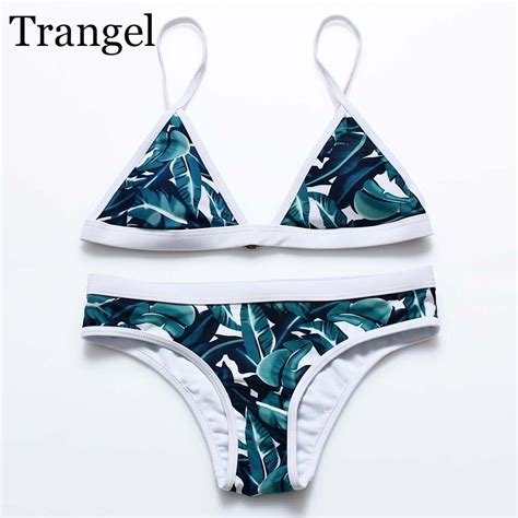Buy Trangel Floral Print Padded Bikini Set Brazilian