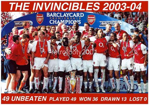 Arsenal Fc 2003 04 The Invincibles Saison Invaincue Dennis Bergkamp