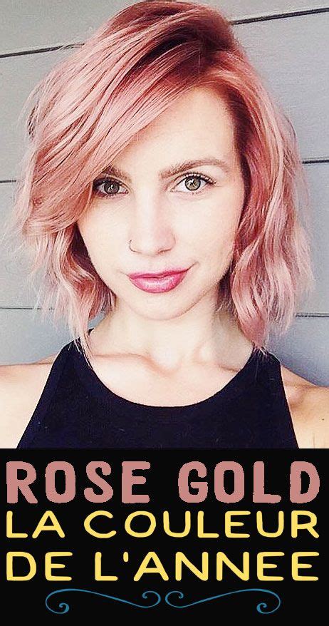 rose gold hair la coiffure la plus cool de l année gold hair rose gold hair hair