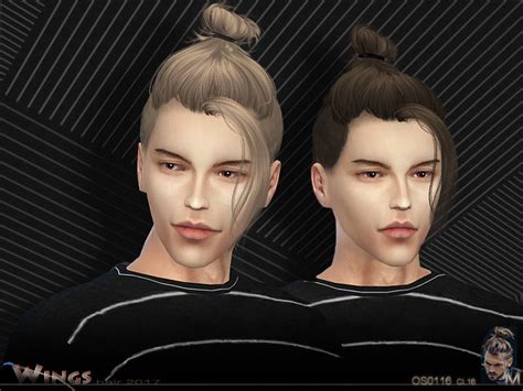 Wings Hair Os0116 M The Sims 4 Catalog