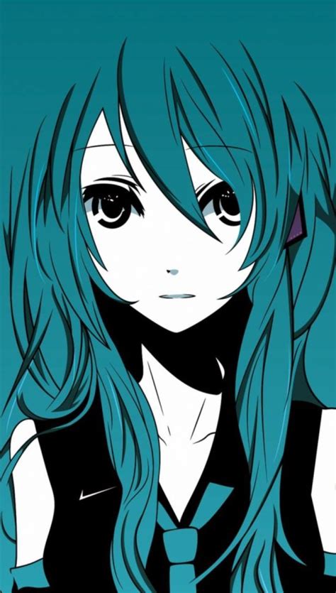 Download Anime Girl Singing Hatsune Miku Vocaloid 4k Wallpaper