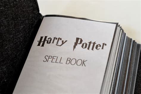 Here is a video on how to make your own harry potter inspired spell book. Harry Potter Spell Book: Printable Spells