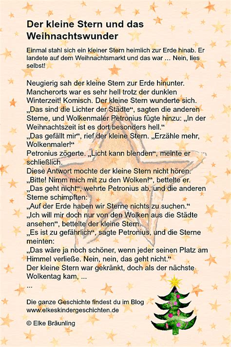 Weihnachten ist die emotionalste zeit des jahres. Der kleine Stern und das Weihnachtswunder.