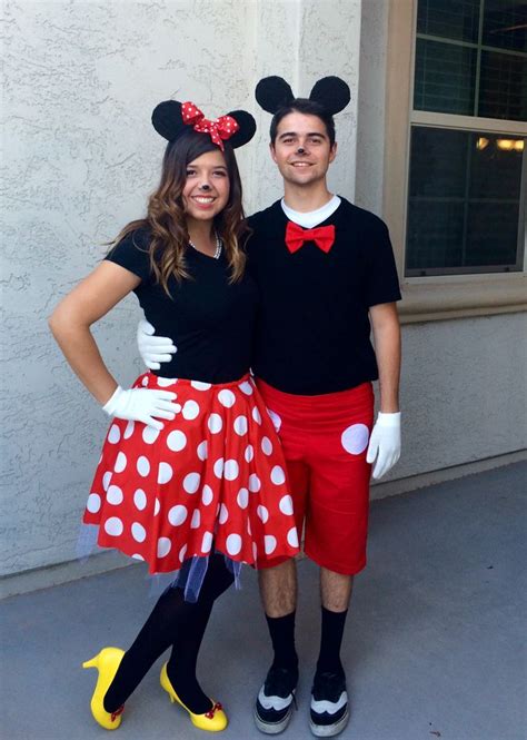 Minnie And Mickey Mouse Costumes Diy