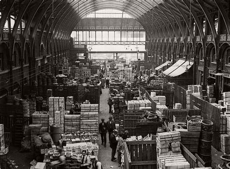 Vintage Edwardian Markets In The 1900s Monovisions Black And White