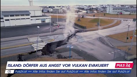 Island Dörfer Aus Angst Vor Vulkan Evakuiert