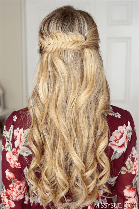3 Fall Half Up Hairstyles Missy Sue Up Hairstyles Everyday
